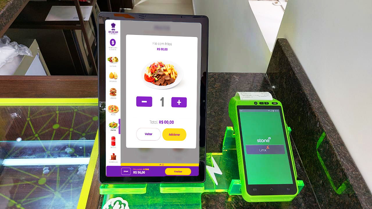 tablet de auto atendimento tablet de auto atendimento