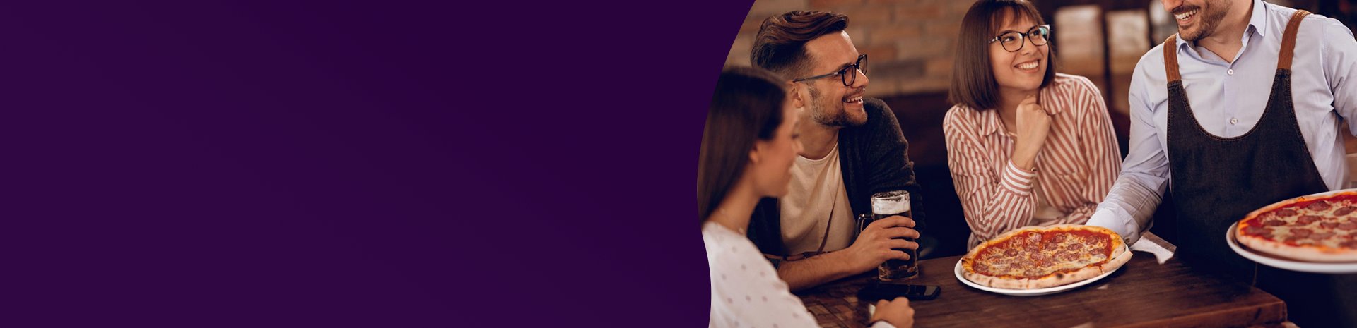 Topo página pizzaria